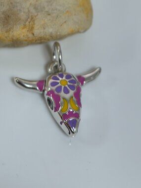 James Avery Enamel Desert Bloom Charm, S925 Silver Jewelry (Women's)